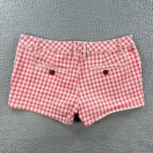 Roxy Women's Pink Plaid Shorts